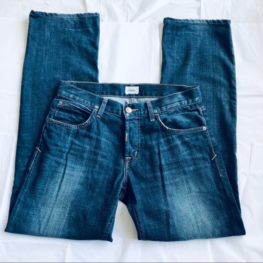 Hudson Button Fly High-waist Straight Leg size 30